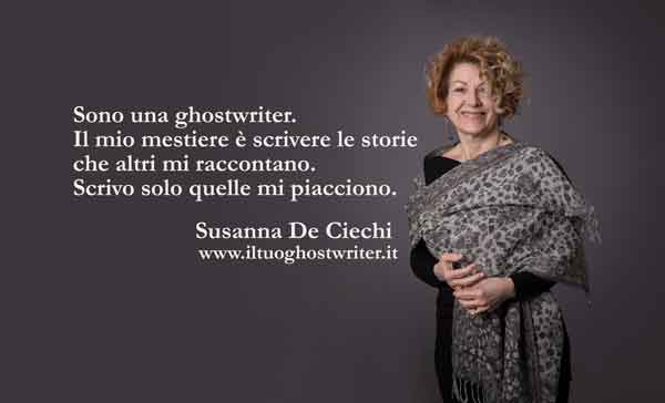 Susanna DeCiechi ghostwriter scrivere un libro romanzo Qualcosa nascosto